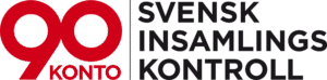 Logotyp för 90-kontot och Svensk insamlingskontroll.